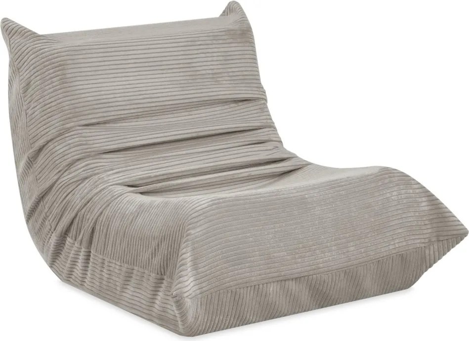 Detské ergonomické kreslo MOONI – béžová, prémiový manšester