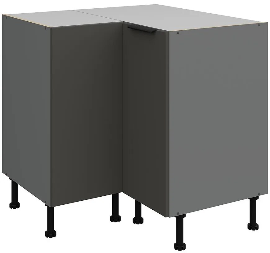 Kuchynská skrinka Aria-Gr/Ant Anti Fingerprint 90x90 Dn 2f Bb