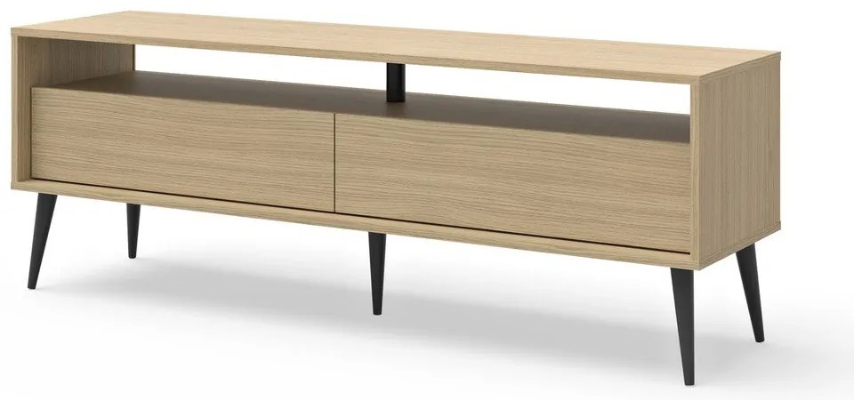 TV stolík v dekore duba v prírodnej farbe 150x54 cm Lake – TemaHome