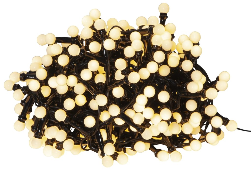 STAR TRADING Vonkajšia svetelná LED reťaz Berry Mini Warm White 6 m