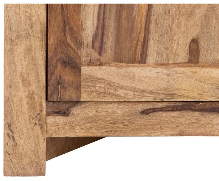 furniture-nabytek.cz - Masívny rohový vysoký šatník Lagos z palisandra, lakovaný, hnedý