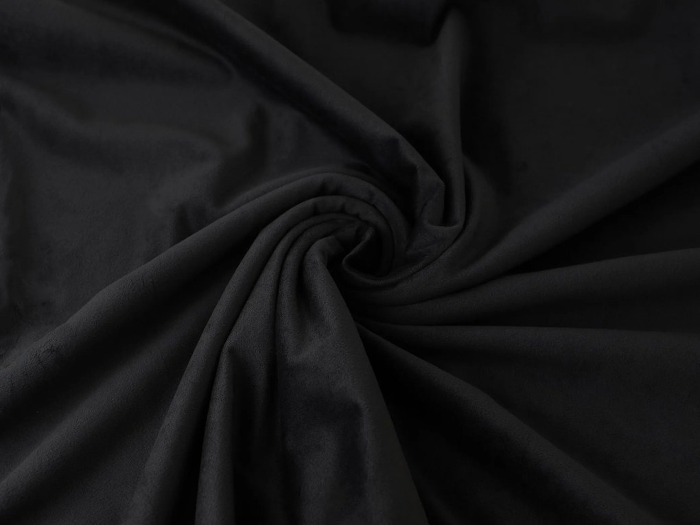 Zatemňovacie závesy Velvet čierna – 140 × 250 cm (2 ks)