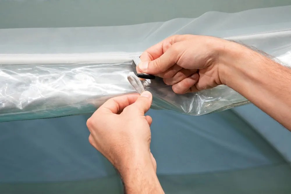 LEAN Bazénový rozkladací stan 600x600x295 cm