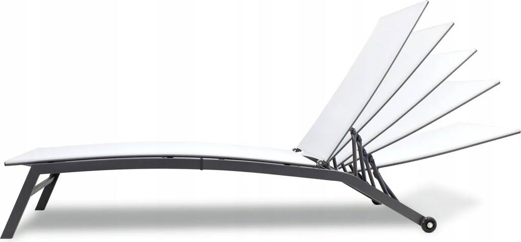 Garden Line ZÁHRADNÁ LEHÁTKO 195x63x90cm ŠEDÁ *0860