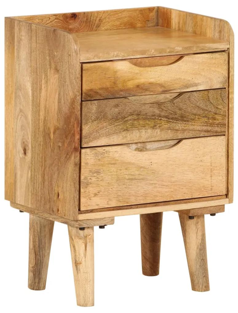 Nočný stolík z mangovníkového dreva 40x30x59,5 cm