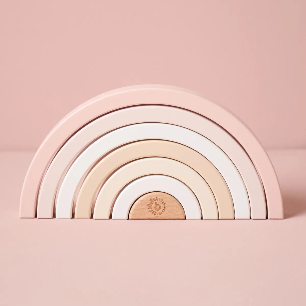 Bieco - Skladacia drevená dúha - jelenček Ella