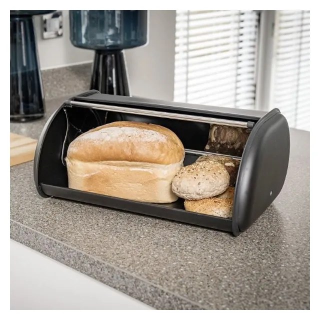 Čierny chlebník Addis Bread Bin