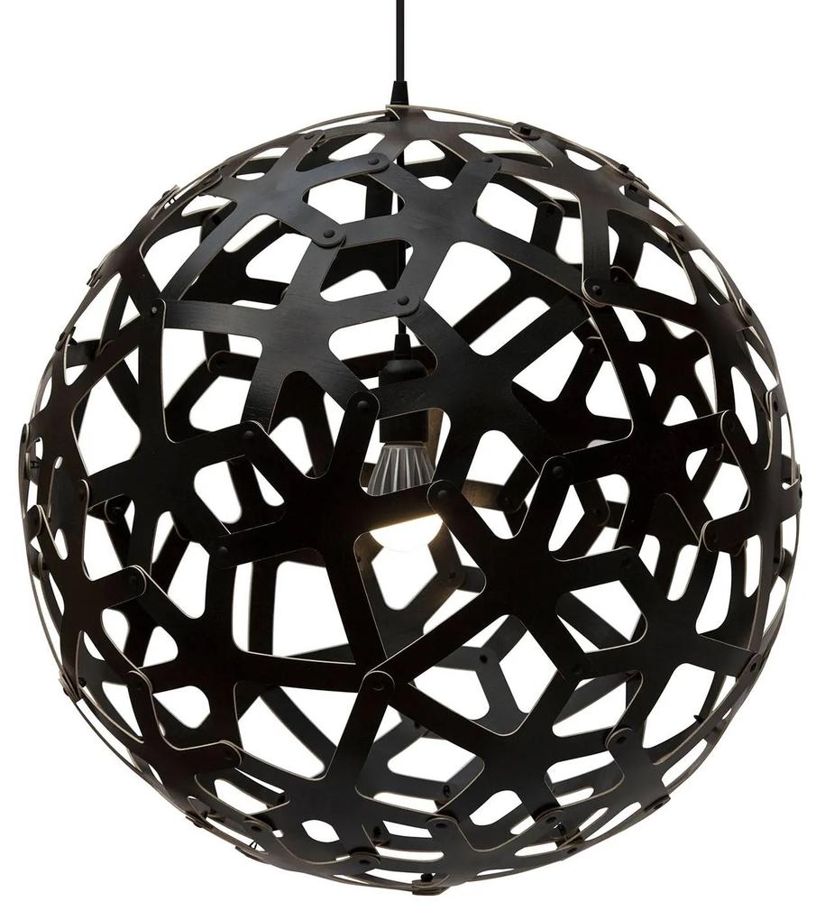 david trubridge Coral závesná lampa Ø 60cm čierna