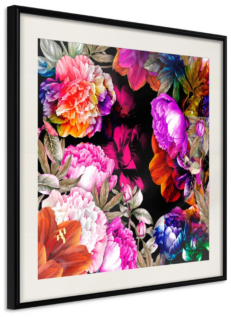 Artgeist Plagát - Summer Garden [Poster] Veľkosť: 20x20, Verzia: Čierny rám