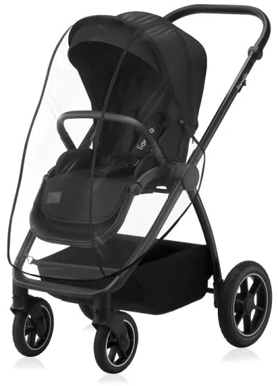 Lionelo - Kombinovaný kočík 2v1 MERIL Black Onyx