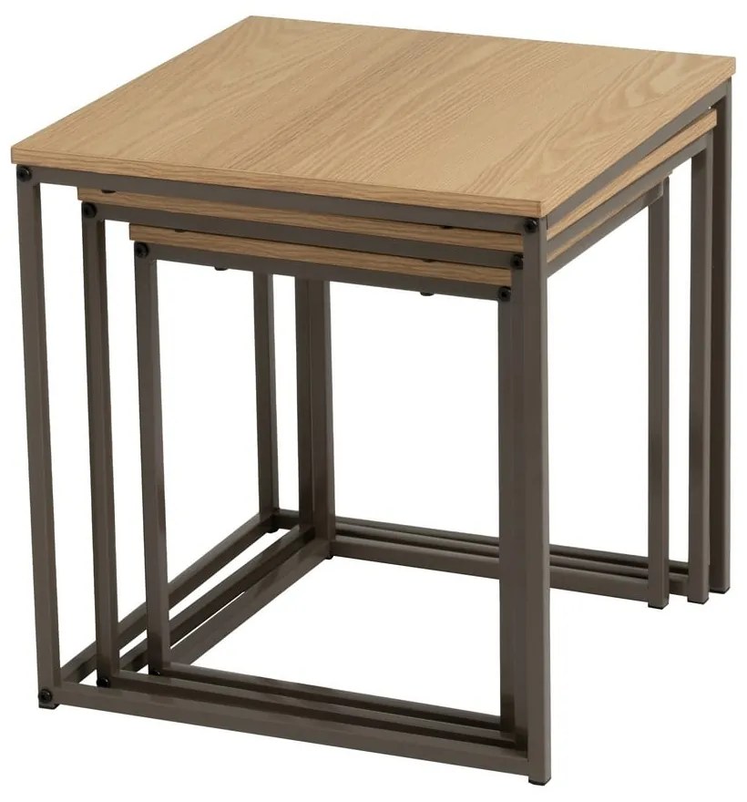 Odkladacie stolíky v súprave 3 ks 40x40 cm – Casa Selección