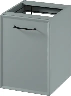 Cersanit S1022-010-Závesná kúpeľňová skrinka s košom na bielizeň MILLE 40x45 cm mintová