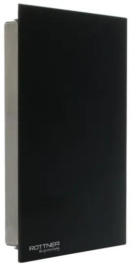 Rottner Skrinka na kľúče KEY GLASS, na 8 kľúčov, čierna