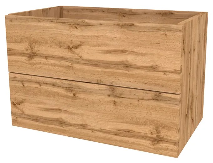 Mereo, Mereo Aira, kúpeľňová skrinka 81 cm, Multidecor, Dub Wotan, MER-CN791SDWOT