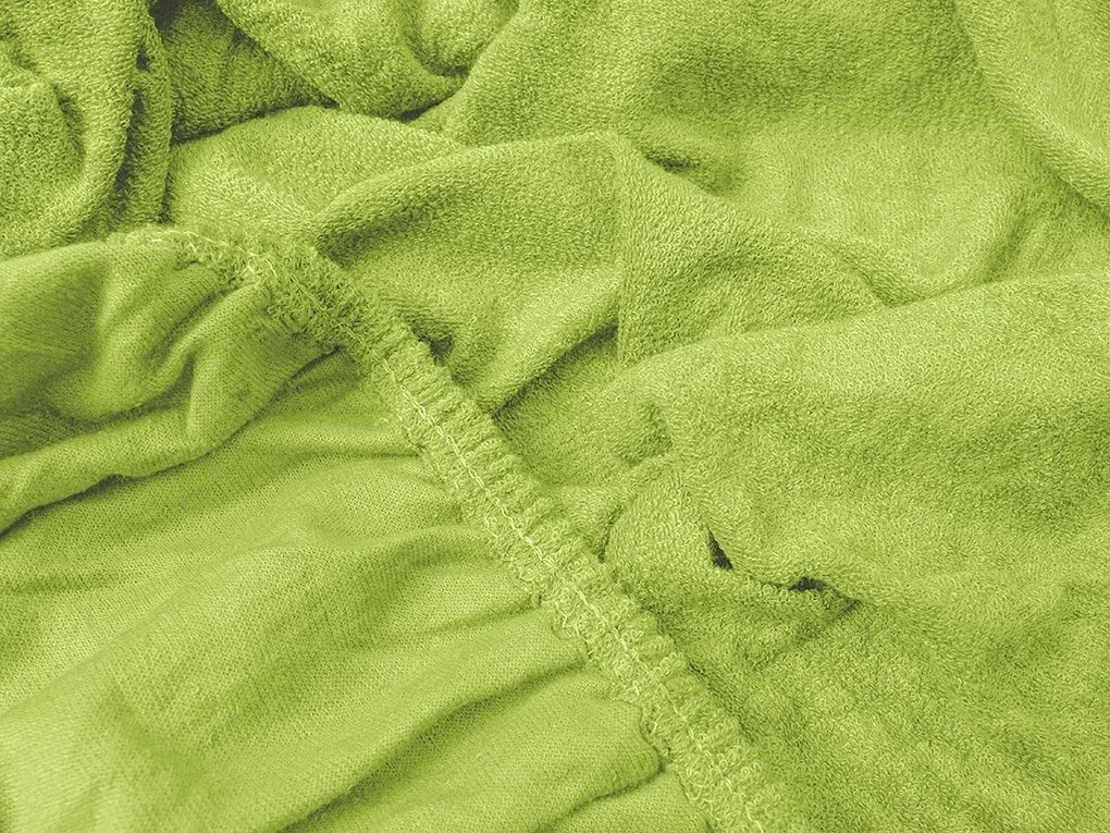 Froté plachta EXCLUSIVE svetlozelená 90 x 200 cm