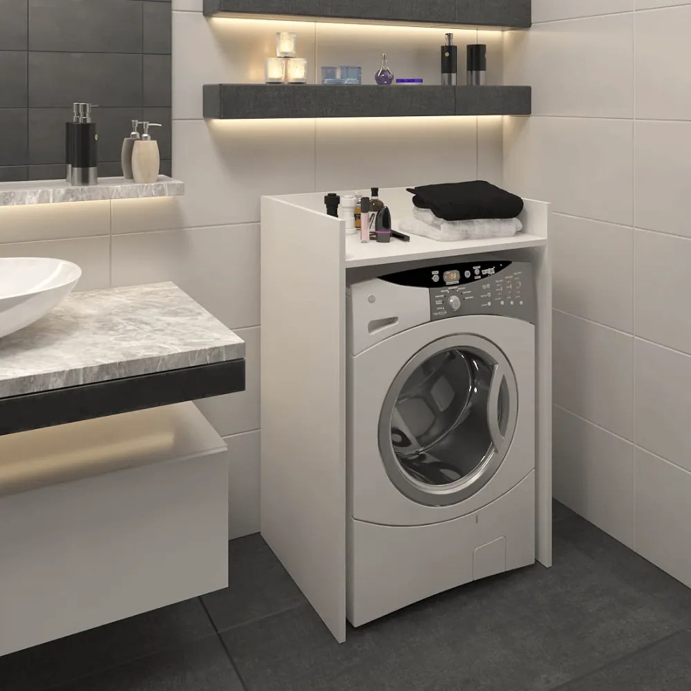 Skrinka na práčku VOJTO, biela