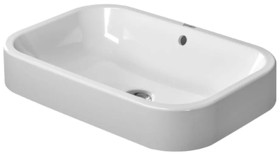 Duravit Happy D.2 - Umývadlová misa 600x400 mm, s prepadom, biela 2314600000