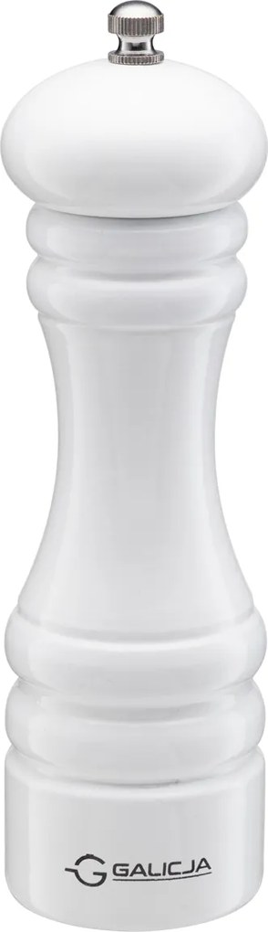 Mlynček na soľ a korenie Pedro 18 cm - biela