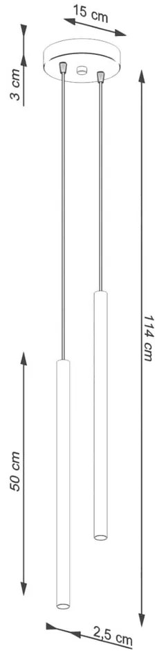 Zelené závesné svietidlo ø 15 cm Fideus – Sollux