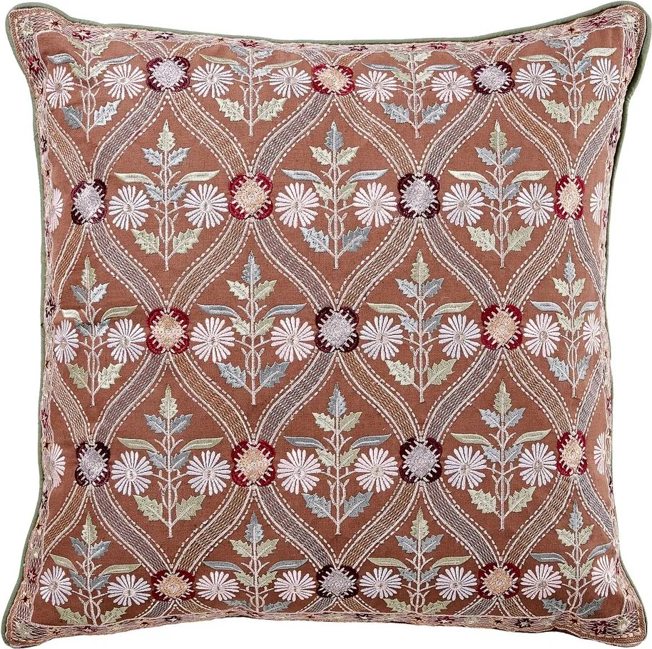BOHEMIAN Vankúš orientálny vzor 50 x 50 cm - hnedá