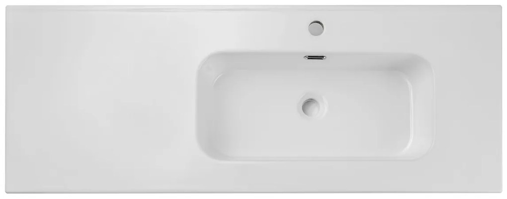 Keramické umývadlo Go 120 cm pravé biele