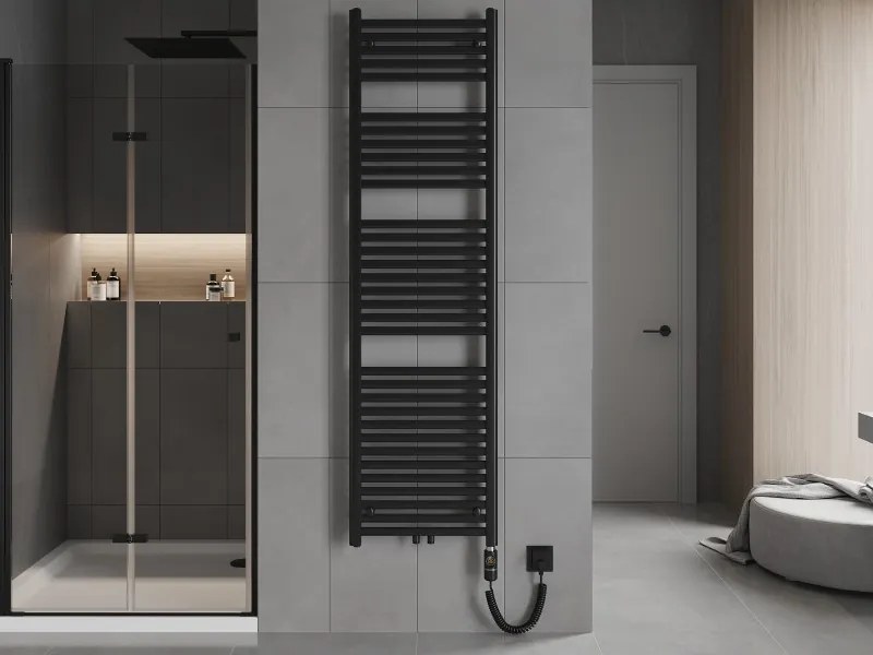 Mexen Hades, elektrické vykurovacie teleso 1800 x 500 mm, 900 W, čierna, W104-1800-500-2900-70
