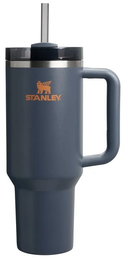 Tmavomodrá termoska so slamkou z nehrdzavejúcej ocele 1,18 l Quencher H2.0 FlowState Tumbler Twilight – Stanley