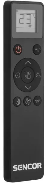 Sencor - Smart mobilná klimatizácia 900W/230V 9000 BTU Wi-Fi čierna + DO