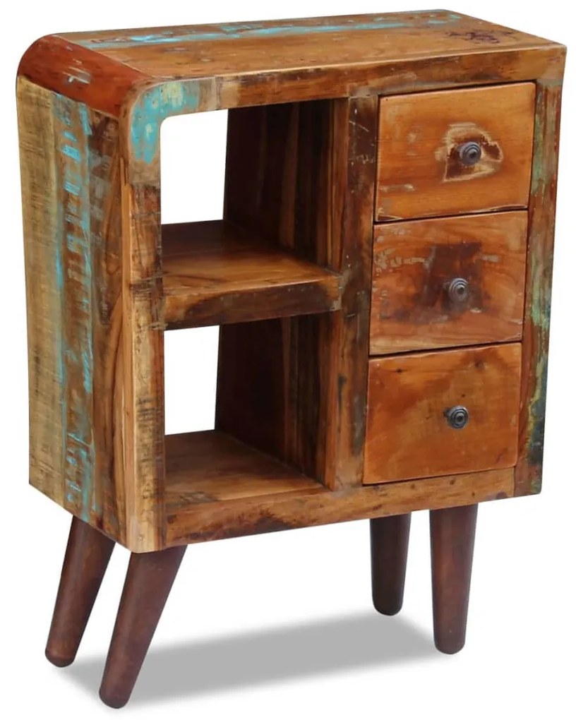 vidaXL Kredenc z pevného recyklovaného dreva, 60x30x80 cm