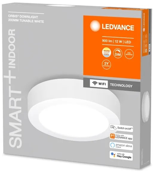 Ledvance - LED Stmievateľné stropné svietidlo ORBIS LED/12W/230V 3000-6500K Wi-Fi