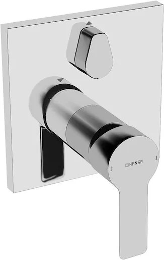 Hansa Ligna sprchová a vaňová batéria bez podomietkového telesa chróm 83 859 513