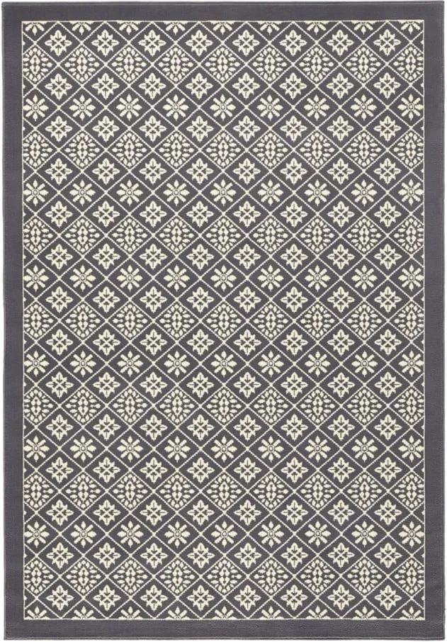 Sivo-béžový koberec Hanse Home Gloria Tile, 160 × 230 cm