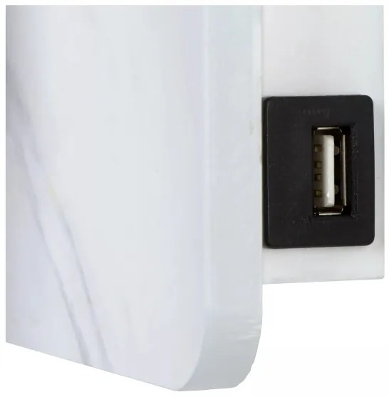 Lucide 77282/03/31 - LED Nástenné bodové svietidlo OREGON LED/4W/230V USB biela