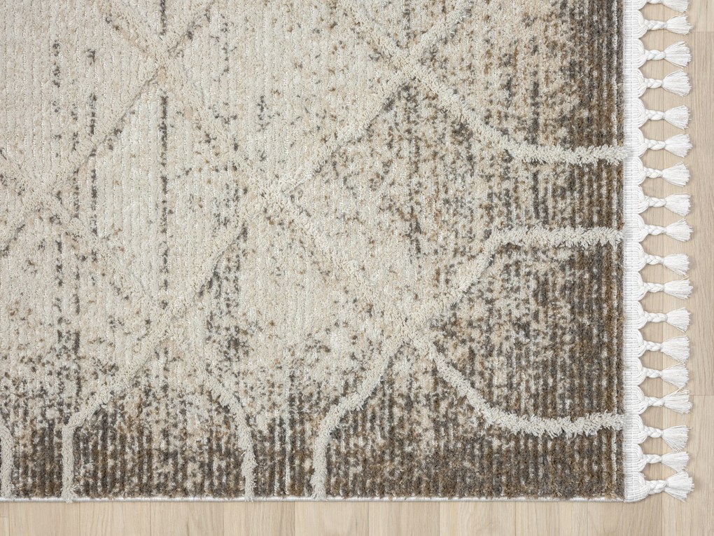 Kusový koberec Enya 1 hellbeige, 200x290, béžová, chodba / predsieň, My Flair