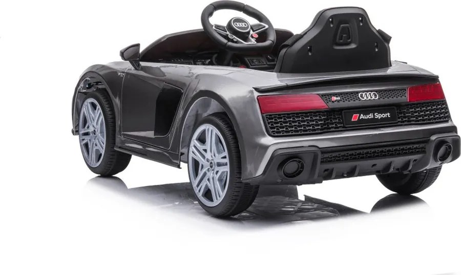 LEAN CARS Elektrické autíčko Audi R8 Lift A300 strieborné