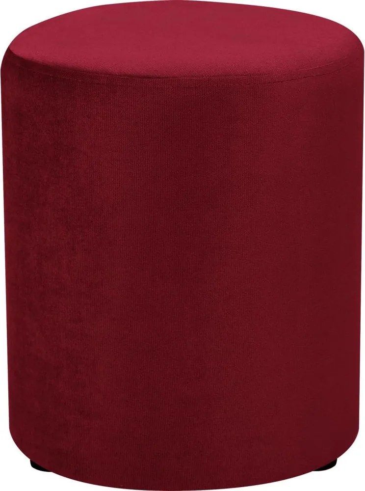 Taburet VEX, priemer 36 cm, červený