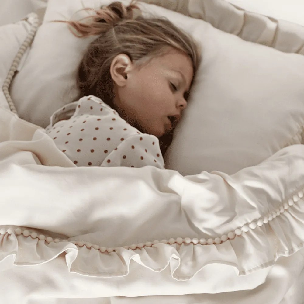 Boho obliečky Junior vanilka 100×135 cm