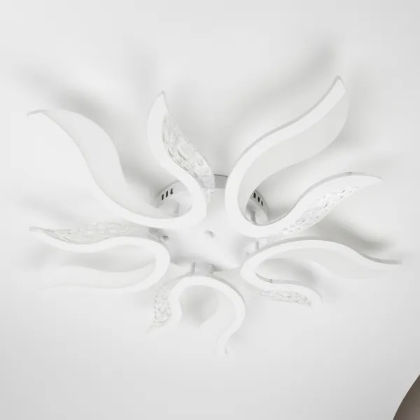 Brilagi - LED Stmievateľný prisadený luster TWIST LED/65W/230V 3000-6500K biela + DO