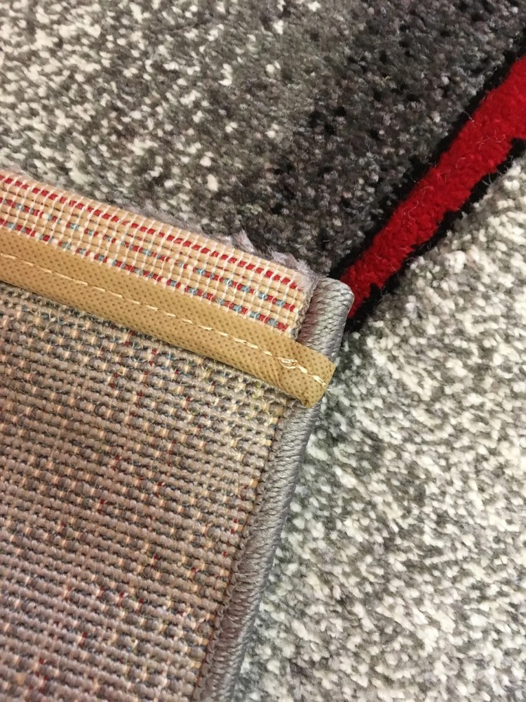 Kusový koberec Brilliance 21807 grey-red, 160x230, šedá, kancelária, Medipa (Merinos)