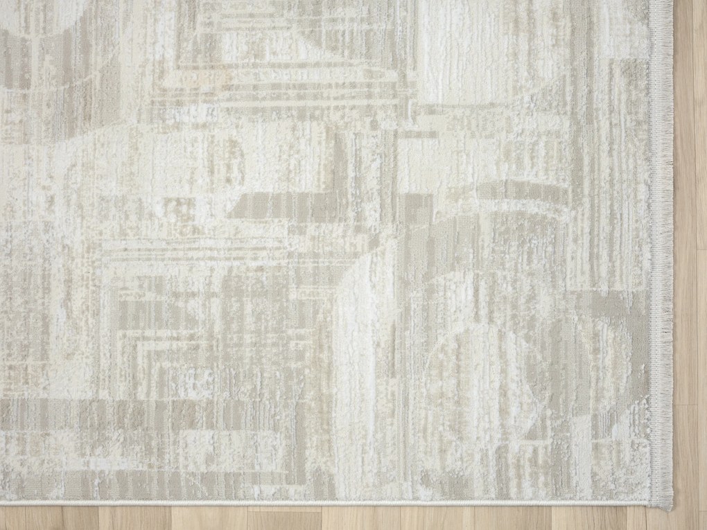 My Flair, Kusový koberec My Circles creme, 200x290, béžová, chodba / predsieň