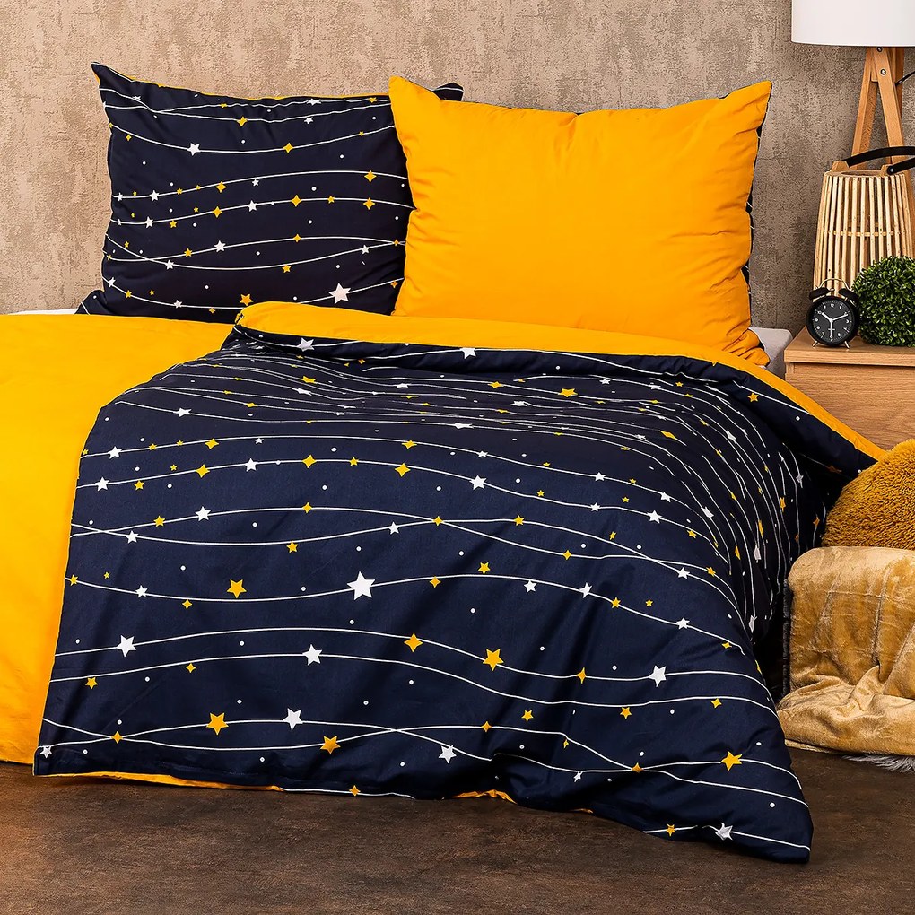 4Home Bavlnené obliečky Night sky, 160 x 200 cm, 70 x 80 cm