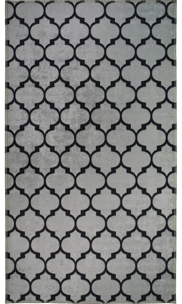 Sivý prateľný koberec 80x50 cm - Vitaus