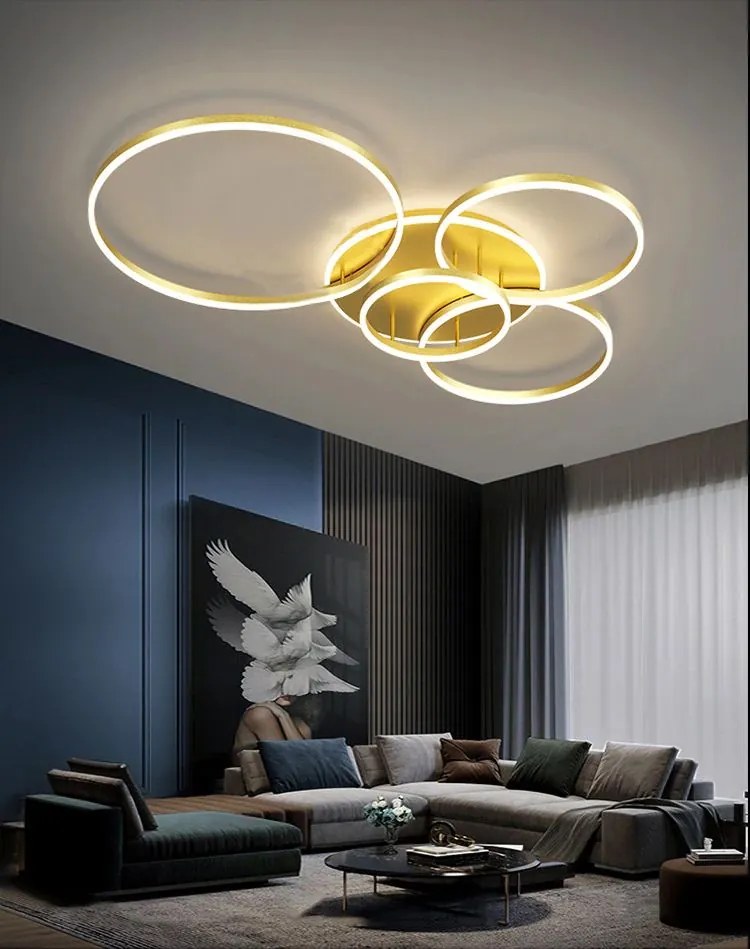 Toolight Toolight, LED stropné svietidlo APP1057-C, zlatá, OSW-08884
