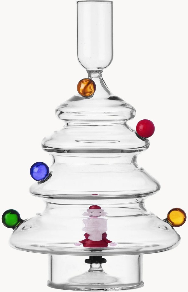 Ručne vyrobený svietnik Christmas Tales