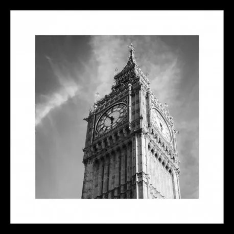 B&amp;W rámovaný obraz 40x40