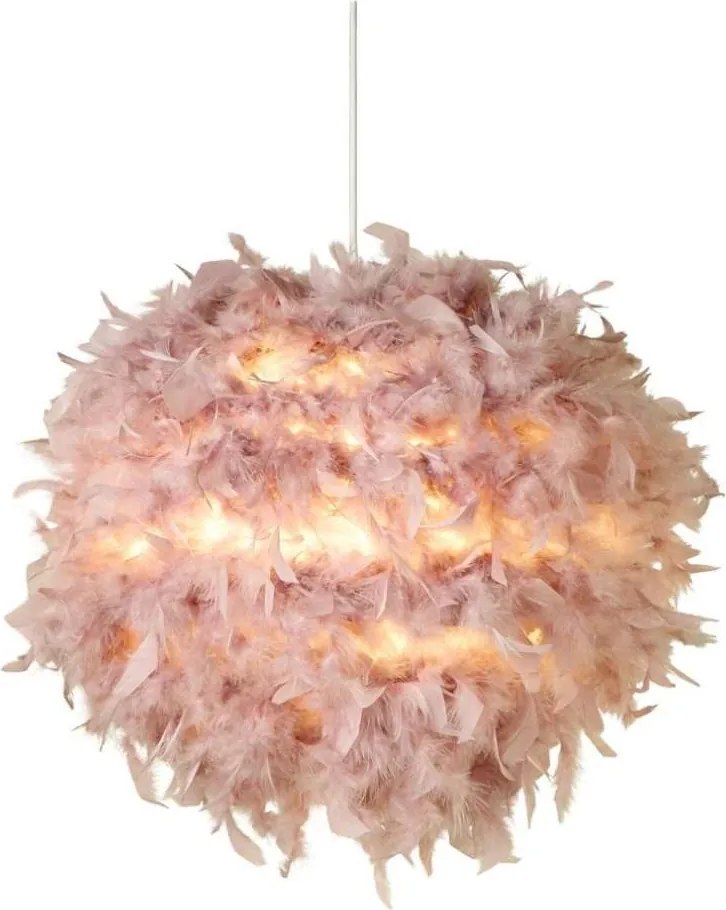 Searchlight 70393PI - Tienidlo k lustru KATE E14/E27 pr. 50 cm ružové