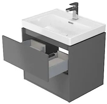 Cersanit - Crea skrinka pod umývadlo 60cm, šedá, S924-016