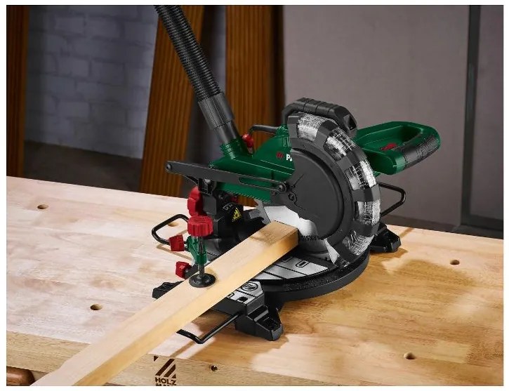 Parkside® Skracovacia a pokosová píla PKS 1500 C4 + Univerzálny podstavec PUG 1550 A1 (800010814)