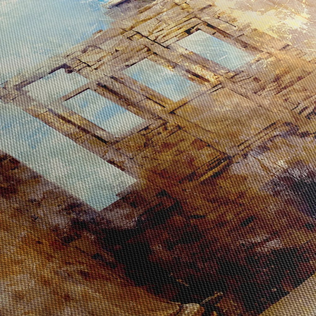 Obraz - Érechthéion, Atény, Grécko (120x50 cm)