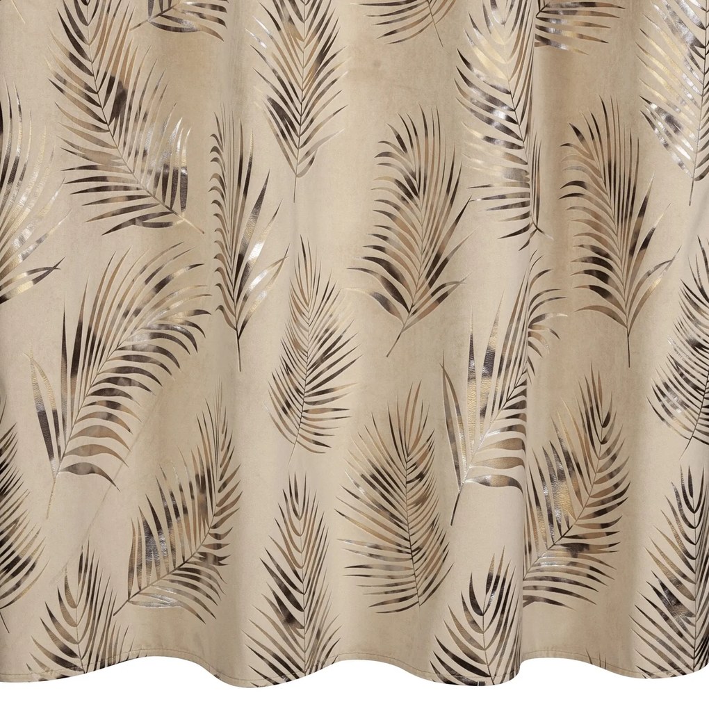 ZATEMŇOVACÍ ZÁVES NA KRÚŽKOCH GLORIA 140X250 CM VZOROVANÁ